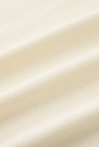 Petite Studio's Eugene Cotton Knit Top in Ivory 