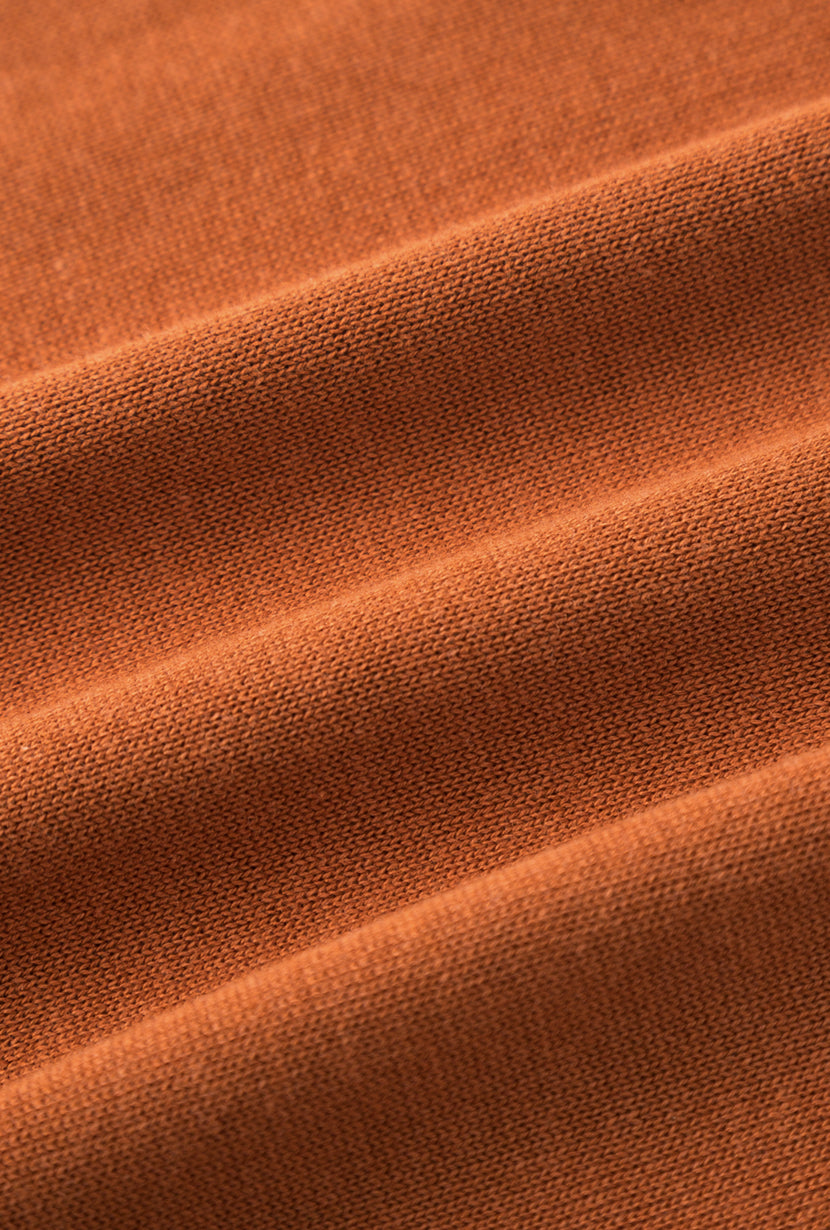 Petite Studio's Eugene Cotton Knit Top in Bronze