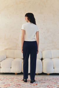 Petite Studio's Eunice Cotton T-shirt in Ivory