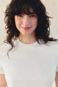 Petite Studio's Eunice Cotton T-shirt in Ivory