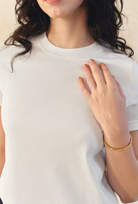 Petite Studio's Eunice Cotton T-shirt in Ivory
