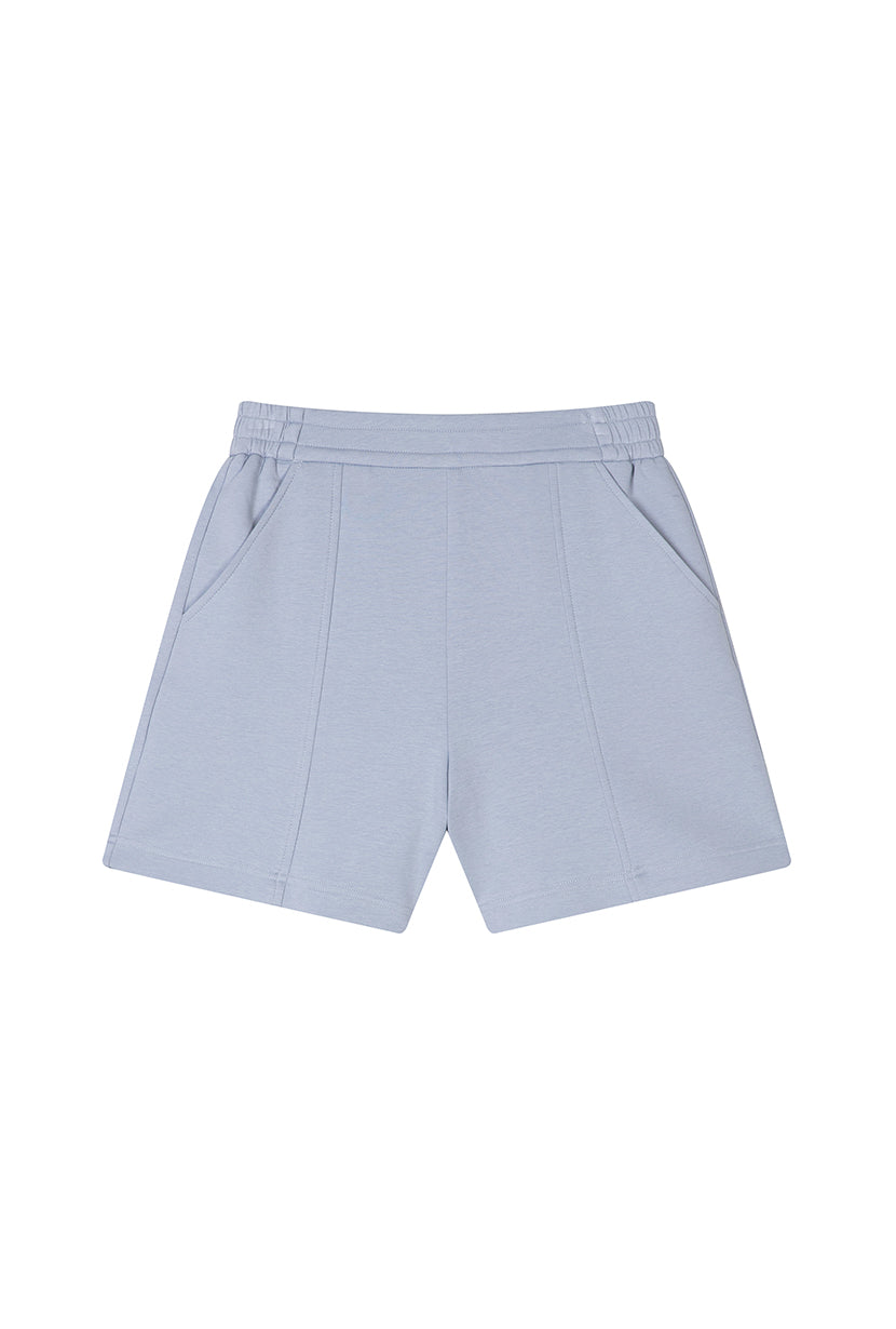 Petite Studio's Elliot Cotton Shorts in Serenity Blue