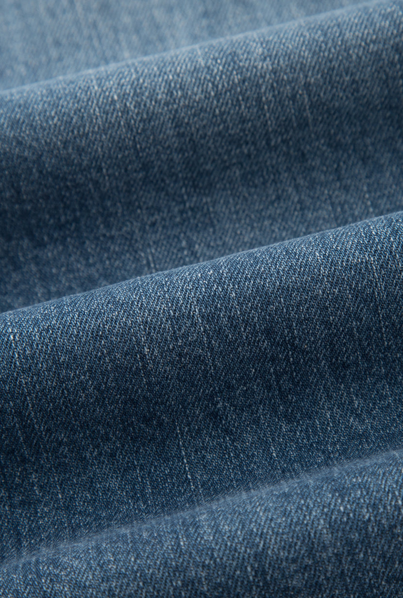 Petite Studio's Franny High-Rise Wide-Leg Jeans in Vintage Blue