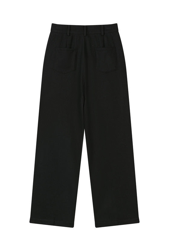 Petite Studio's Reign Wool Pants in Black