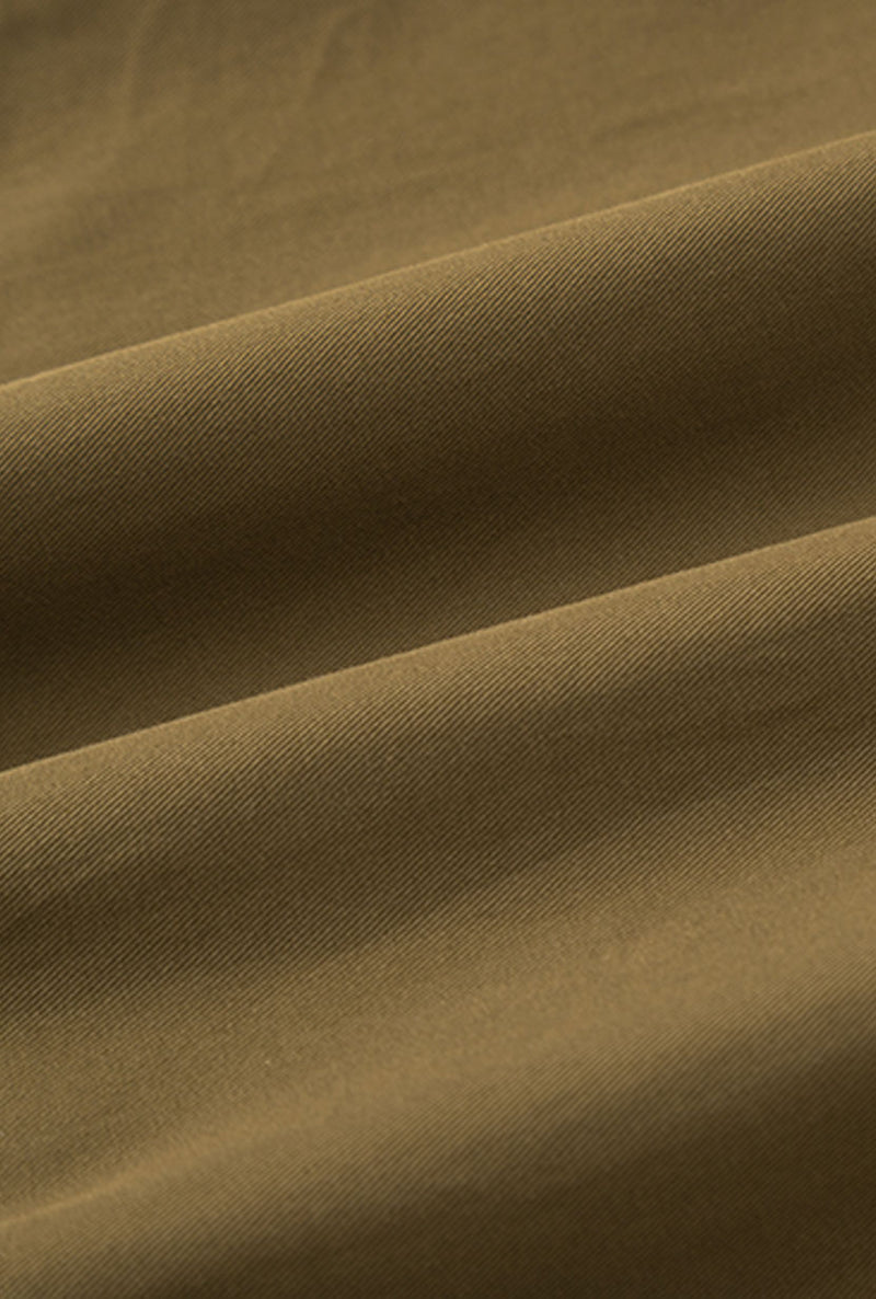 Petite Studio's Bryce Cotton Barn Jacket in Olive Brown