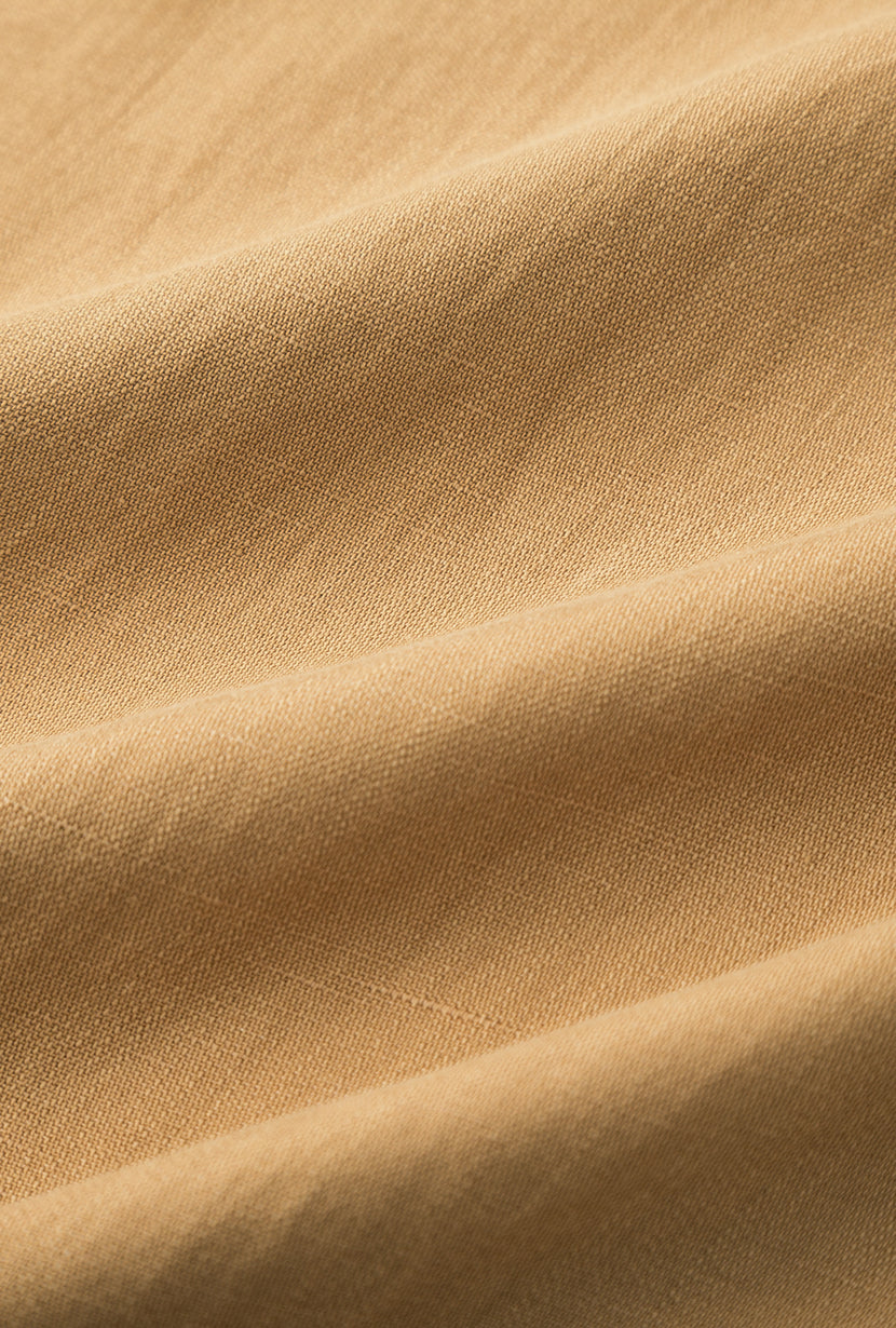 Petite Studio's Elisha Tencel Dress in Mustard 