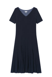 Petite Studio's Ezra Knit Dress in Navy