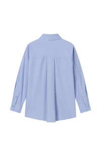 Petite Studio's Coleen Cotton Shirt in Blue