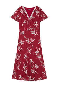 Petite Studio's Fraley Contoured Dress in Vintage Red 