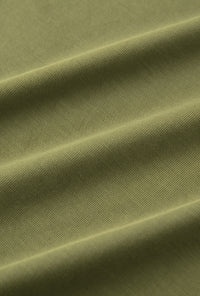 Petite Studio's Elyse Jersey Top in Moss Green