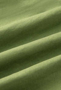 Petite Studio's Fenton Panel Linen Dress in Green